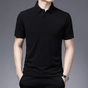 Camisetas de Golf Transpirables, Sólidas, de 220 Gramos, al por Mayor, Ecológicas, de Alta Calidad, de Poliéster/Algodón, Personalizadas con Bordado para Hombre - Product Image 1