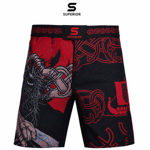 Pantalones Cortos Deportivos MMA para Hombre, Diseño Sólido Informal, Servicio OEM, Transpirables, de Secado Rápido, Personalizables - Product Image 1