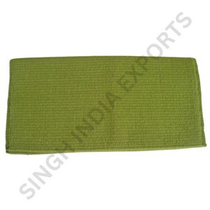 Couverture de selle en laine de Nouvelle-Zélande verte unie, tapis de selle western doux, respirant et durable pour l'équitation - Product Image 5