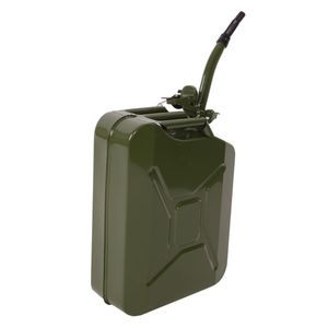 Bidon de stockage de carburant vert armée portable 20L pour l'essence diesel et l'utilisation industrielle de carburant américain - Product Image 5