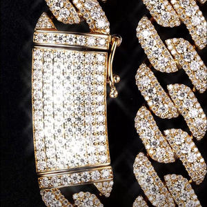 AMBER JEWELS Classic 18k <b>Solid</b> <b>Gold</b> Emerald-Cut Natural Stone Chain Link Bracelet IGI Certified Unisex Wedding Jewelry Model - Product Image 4