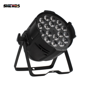SHEHDS Big Aluminum alloy LED Par 18x12W RGBW Lighting DMX Stage Wash Light for Wedding Events Church - Product Image 6