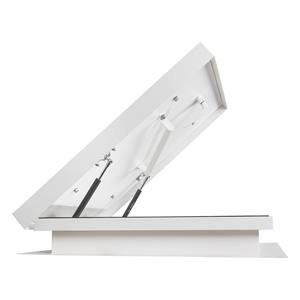 Plaque de plafond carrée isolée en acier galvanisé 700x700mm, finition blanche, pour installation sur toiture de bâtiment - Product Image 3
