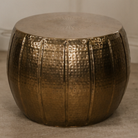 Table basse ronde moderne avec plateau en marbre et structure en métal, meuble de salon, table d'appoint décorative