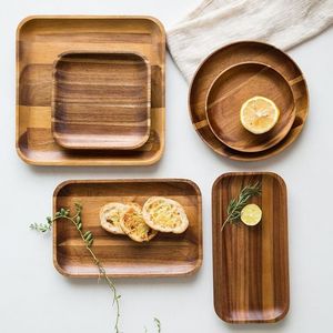 Bandeja Comercial de Madera de Mango, Tabla de Servir Profesional, Vajilla de Madera Duradera para Cocina, Comedor, Restaurante, Catering, Hotel, Hospedaje - Product Image 1