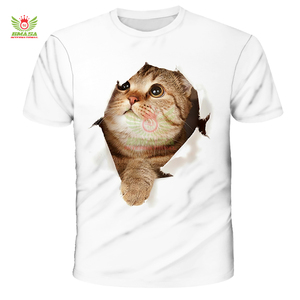 Camiseta Blanca para Sublimación, Manga Corta, Cuello Redondo, Tela de Poliéster Ligera, para Hombre, Color Duradero, Lavable, Estilo Vintage Vibrante, Corte Ajustado - Product Image 1