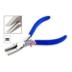 Alicates de Joyería de 130 mm con Puntas de Acero Inoxidable, Planas y Semiconvexas, para Reparación de Relojes e Instrumentos Musicales D - Product Image 1