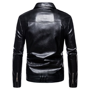 New Arrivals Wholesale Price High Quality <b>Slim</b> <b>Fit</b> Comfortable Low Price Leather <b>Jacket</b> For <b>Man</b> - Product Image 2