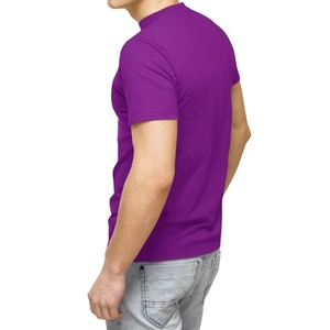 T-shirts unis en tissu doux 100% coton, impression par sublimation, service OEM, prix d'usine compétitif, couleur personnalisée, manches longues - Product Image 4
