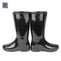PVC Protective <b>Boots</b> 9905 <b>Black</b>-Waterproof Steel Toe Winter <b>Work</b> <b>Boots</b> - Product Image 4