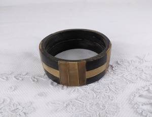 Natural Finish Wooden <b>Bangles</b> for Women Casual Ethnic Jewelry Wholesale by Tradebyd - Product Image 1
