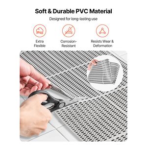 Tappeto Commerciale Antiscivolo in PVC 3 x 50 piedi, Tappeto Assorbiumidità per Aree Umide, Tappeto Anti-Schizzi con Drenaggio Acqua, Tappeto a Rotolo Cavo per Ingresso - Product Image 3