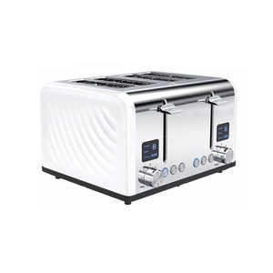 Chuyên nghiệp thép không gỉ 4-Slice nướng bánh mỳ tiết kiệm năng lượng hộ gia đình thương mại sử dụng thiết bị điện biến màu nâu hâm nóng - Product Image 6