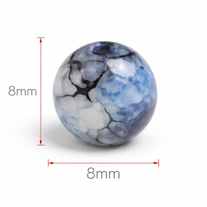 Jaunty 8-10mm Natural Onyx Round Faceted <b>Beads</b> Multi <b>Color</b> for Bracelet Making DIY - Product Image 3