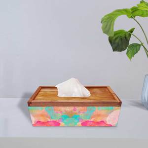 Natural Look Wooden Napkin Holder Sustainable Crafted Durable Reusable Table <b>Tissue</b> <b>Box</b> 153 - Product Image 5