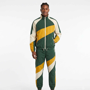 Custom Logo Oversized Nylon Plain Sets <b>Vintage</b> Windproof <b>Jacket</b> Pants Nylon Tracksuit Windbreaker - Product Image 4