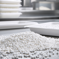 Extrusion de formage de barquettes haute vitesse à haute rigidité, compostable et biodégradable, à base de composé d'amidon de maïs PBAT PLA, qualité alimentaire pour supermarchés