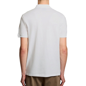 เสื้อโปโลผ้าถักลายแจ็คการ์ดสำหรับผู้ชาย ระบายอากาศได้ดี ผสมผ้าฝ้าย ทรงปกติ สวมใส่สบาย ปักโลโก้ตามสั่ง เสื้อโปโลแบรนด์ส่วนตัว - Product Image 2