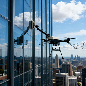 โดรน QD-ZF-SC25ทำความสะอาดหน้าต่างน้ำหนักบรรทุกขนาดใหญ่ระบบ UAV สำหรับอาคารและแผงเซลล์แสงอาทิตย์ - Product Image 3