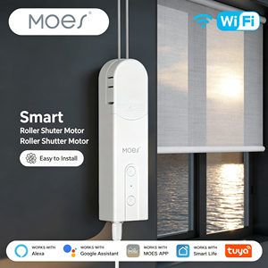Moteur de rideau enrouleur intelligent Wi-Fi Tuya, moteur de rideau électrique à chaîne compatible avec l'application Smart Life, Alexa et Google Home - Product Image 1