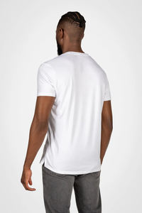 เสื้อยืดคอตตอนหนาน้ำหนักมากสำหรับผู้ชาย ลายกราฟิกอนิเมะสไตล์วินเทจ เป็นมิตรกับสิ่งแวดล้อม ผลิตจากผ้าฝ้ายผสมโพลีเอสเตอร์ ปักลาย สตรีทแวร์ ขายส่ง - Product Image 3