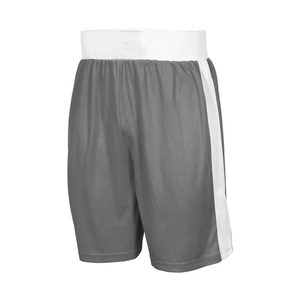 Tenue de boxe et de kickboxing de qualité supérieure, séchage rapide, couleur grise, ensemble veste et short avec design et taille personnalisés - Product Image 5