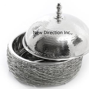 Casseroles en acier inoxydable plaqué or avec gravure de style arabe, pot de service royal pour hôtel, restaurant, traiteur - Product Image 3