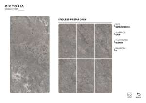 Azulejos de porcelana elegantes de alta gama con superficie adhesiva, tamaño 600x1200, formato grande para diseño de interiores moderno. - Product Image 5