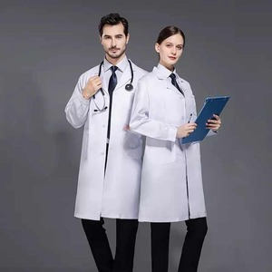 Medical Scrubs Nursing Women Knitted 100% Cotton Breathable Quick-drying Hospital Uniform Sets Joggers Cheap Price OEM - Product Image 3