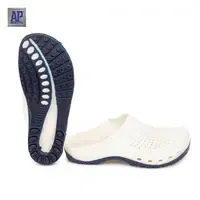AP Clogs Garden Shoes Putih Navy-Anti Slip PVC Slip on <b>Slippers</b> for <b>Men</b> and Women - Product Image 3