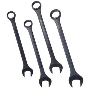 Jeu de clés mixtes SAE extra larges SAE Jumbo, 4 pièces avec sac de rangement inclus, oxyde noir - Product Image 1