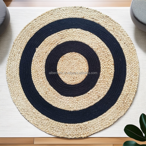 Handcrafted Jute Round <b>Mat</b> with a Stylish Design for Sustainable Home Decor Jute Round <b>Mats</b> from India - Product Image 1