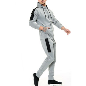 Conjunto Deportivo Informal de Verano para Hombre, de Dos Piezas, Chaqueta con Cremallera y Pantalones para Gimnasio, Correr y Entrenar - Product Image 2