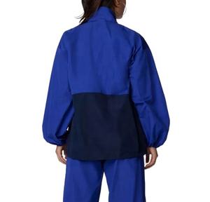 Venta caliente Fabricante pulóver bloque de color a prueba de viento impermeable señoras chaqueta cortavientos ropa informal chaqueta de nailon para mujer - Product Image 2