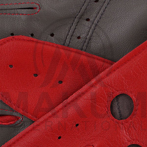 Gants de conduite pour hommes en cuir avec fonction tactile, fabriqués au Pakistan - Product Image 5