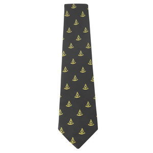 Corbata Masónica 2026 Master Blue Lodge California con Emblema Dorado Impreso por Transferencia Térmica, Personalizada OEM/ODM, Regalia Masónica - Product Image 5