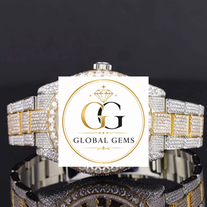 Reloj de Diamantes Blancos de Primera Calidad con Caja de Acero Inoxidable para Bodas y Compromisos Disponible a Buen Precio - Product Image 2