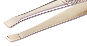 Pinzas de Precisión con Punta Inclinada Color Oro Rosa para Cejas, Depilación Facial, Hilos y Vello Encarnado - Cuidado de Belleza - Product Image 5