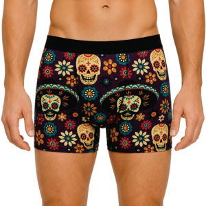 Custom Printed Mens <b>Boxer</b> Briefs Sublimation Sports Underwear Breathable Stretch Fabric Elastic Waist Manufacturer Supplier Bulk - Product Image 1
