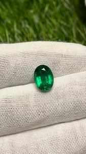 Esmeralda Zambiana Natural Verde, Corte Ovalado, Calidad AAA, para Joyería, Precio al por Mayor, en Lotes - Product Image 4