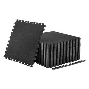 Set di Tappetini Fitness Incastrabili in PVC, 24 Pezzi 61x61x1,4 cm, Tappetini Puzzle Morbidi in Schiuma EVA ad Alta Densità - Product Image 1