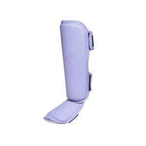 Protège-tibias de boxe Muay Thai sur mesure en cuir PU respirant avec fermeture auto-agrippante – Prix de gros AI-SG-051 - Product Image 2