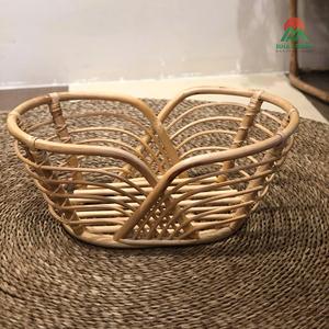 Panier bébé en rotin rustique pour la photographie de nouveau-nés, rangement écologique pour enfants - Product Image 2