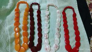 Collar de Resina Estilo Vintage, Hecho a Mano, Acabado Antiguo, Colgante de Epoxi, Joyería Clásica, Regalo para Mujer - Product Image 6