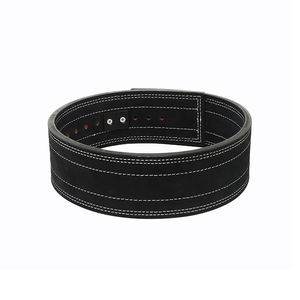 เข็มขัดยกน้ำหนักหนังแท้สำหรับออกกำลังกาย พาวเวอร์ลิฟติ้ง ฟิตเนส ยิม พร้อมโลโก้สั่งทำพิเศษสำหรับผู้ชาย - Product Image 5