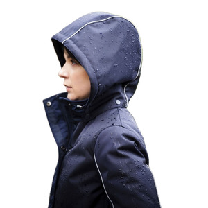 เสื้อแจ็คเก็ตขี่ม้าสำหรับผู้หญิง สำหรับการแข่งขันกระโดดข้ามเครื่องกีดขวาง ระบายอากาศได้ดี กันน้ำ กันลม เป็นมิตรกับสิ่งแวดล้อม ทำจากผ้าฝ้ายฟลีซ - Product Image 1