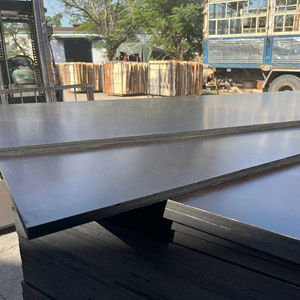 Contrachapado Fenólico de Acacia y Eucalipto de 1220x2440mmx18mm, Negro/Marrón, con Película Protectora, para Encofrados de Construcción Marina, Precio Económico - Product Image 1