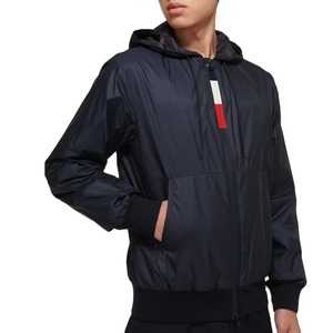 Black <b>Waterproof</b> Breathable Summer <b>Thin</b> Print Zipper Rain <b>Jacket</b> for Outdoor Motorcycle Hiking High Quality Custom Design - Product Image 1