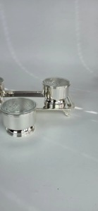 Ensemble élégant de 3 bols à chocolat, parfait pour la mise en place quotidienne de la table et pour le service des invités, provenant d'Inde. - Product Image 6