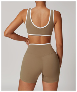 Nouveaux ensembles de vêtements de sport pour femmes, yoga, course à pied, entraînement, 2 pièces, shorts et soutien-gorge, ensembles de fitness pour femmes - Product Image 2